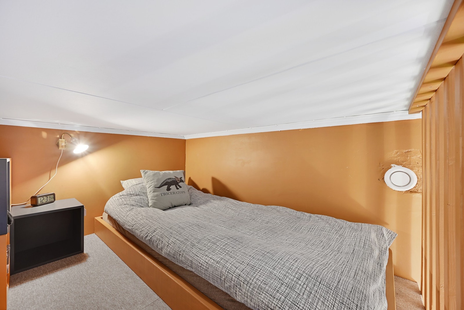 Her er det laget til soveavdeling på hems Galleribilde