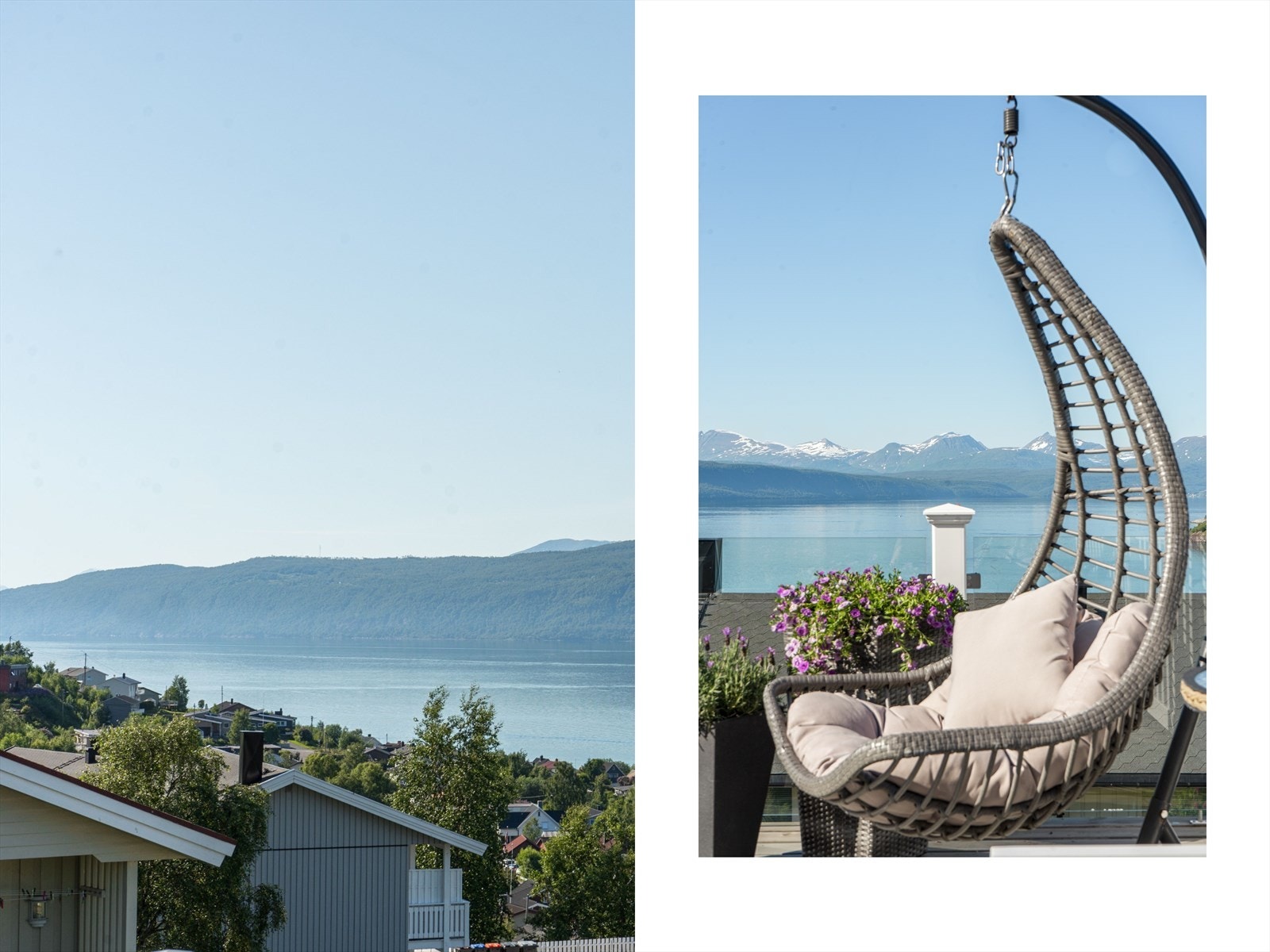 Utsikt fra veranda Galleribilde