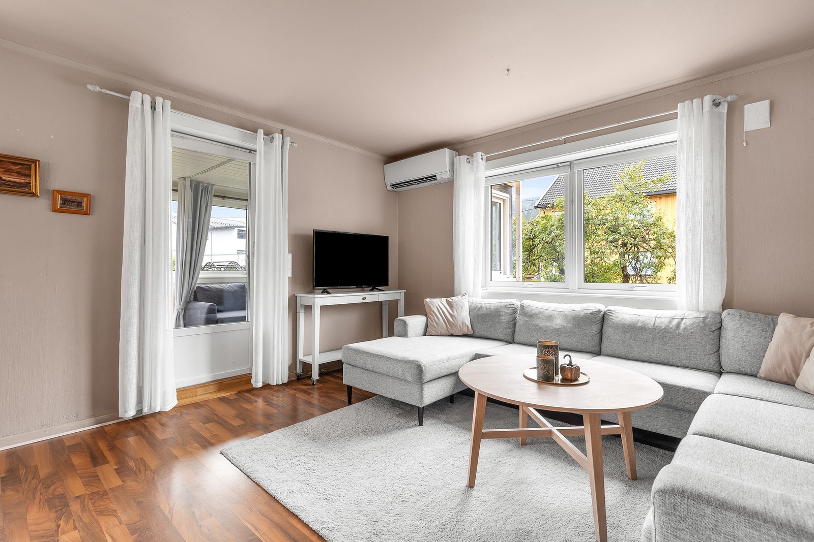 En varmepumpe fra 2017 sørger for behagelig innetemperatur Galleribilde