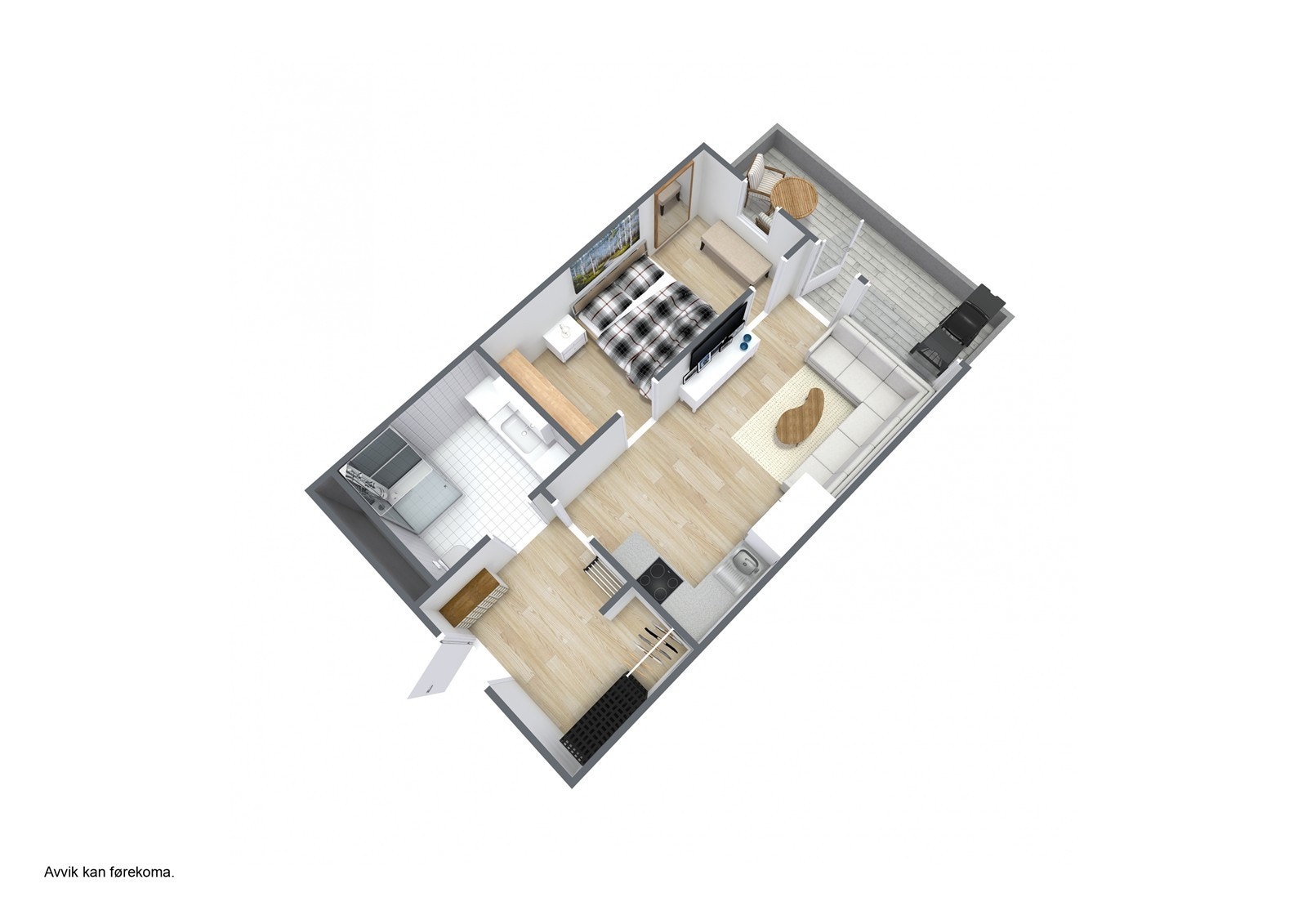 Planteikning - 3D Galleribilde