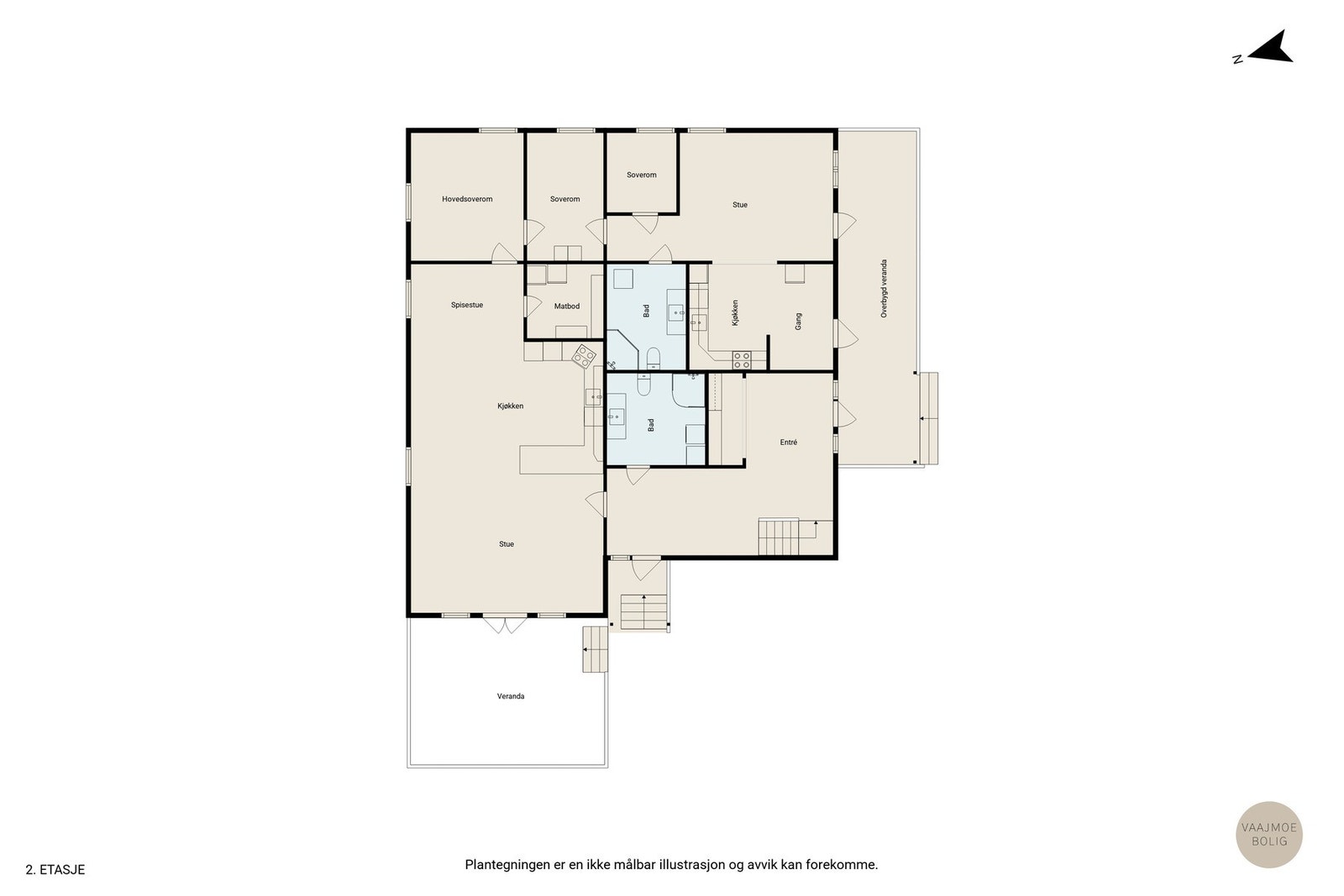 Gjør deg kjent med boligens planløsning Galleribilde