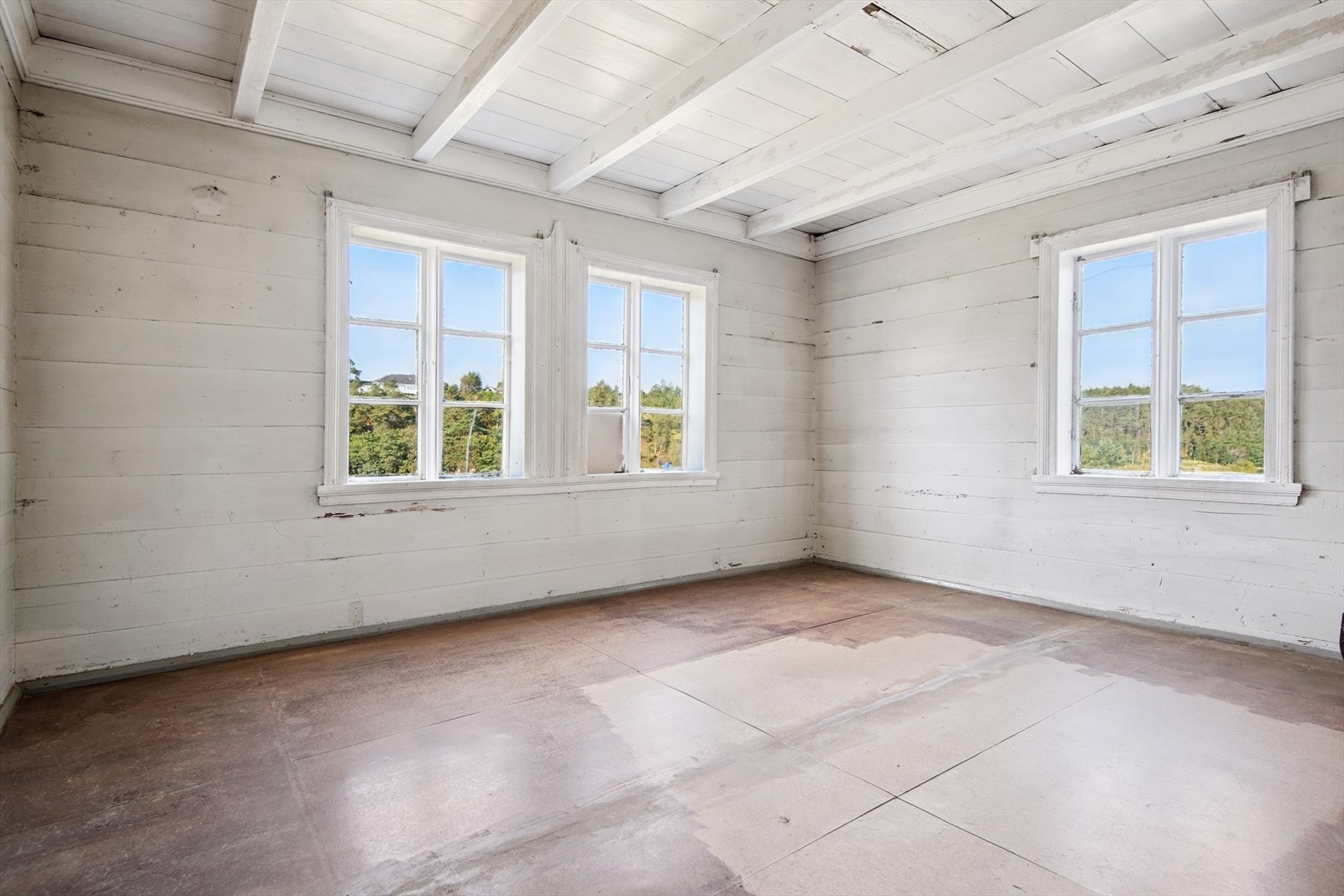 Stuen er på 20 m². Galleribilde