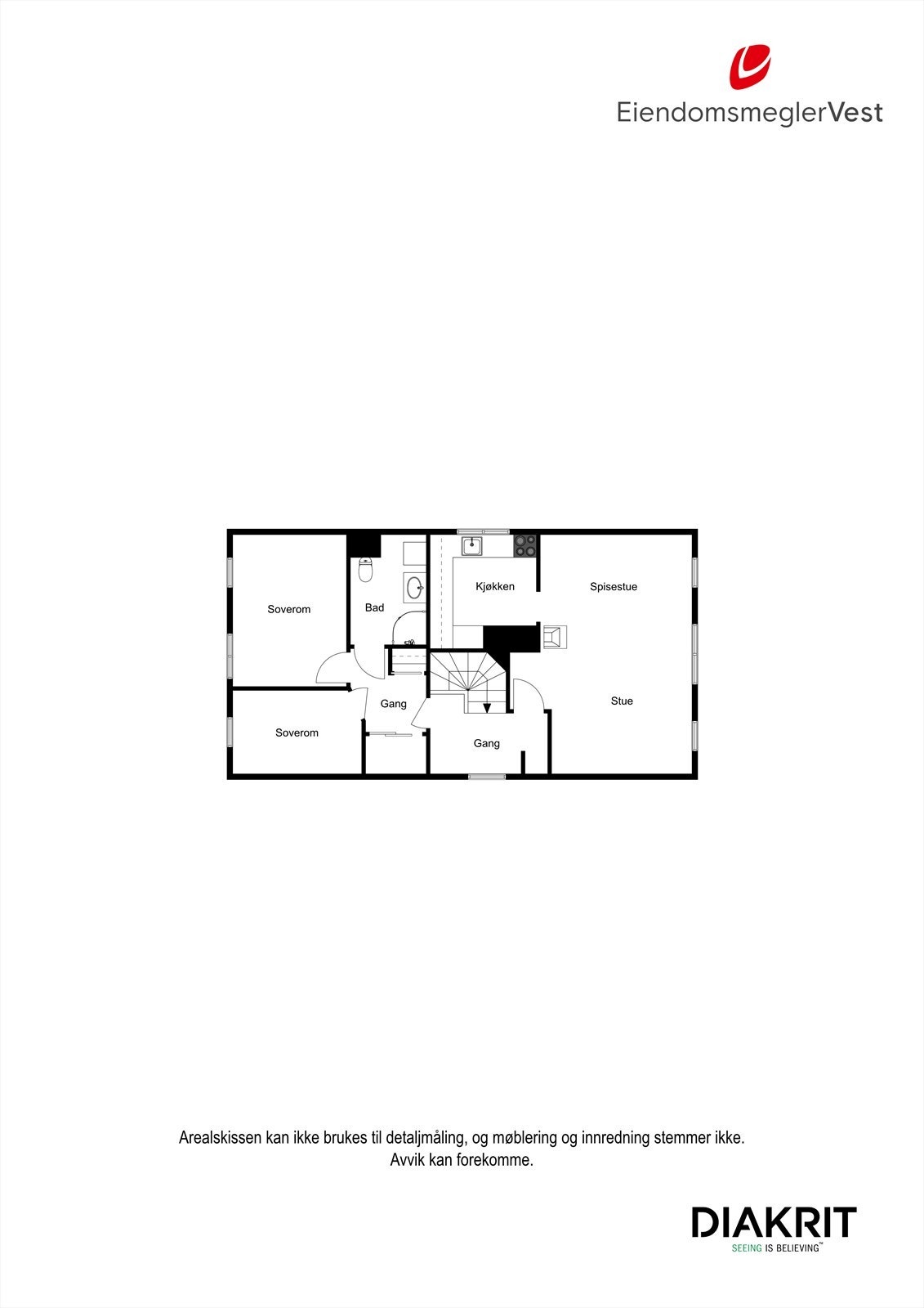 Plantegning 2. etg Galleribilde