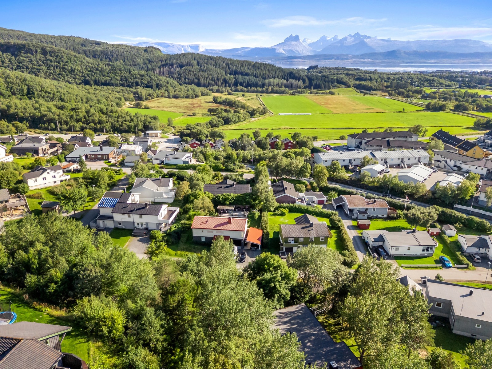 Sydlig utsikt mot Børvasstindan Galleribilde