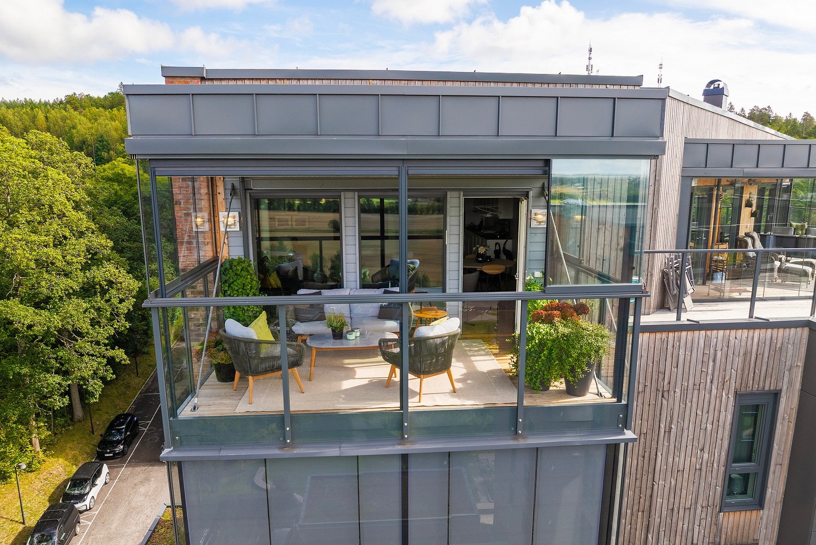 Ja her bor du på toppen og kan nyte rolige dager. Galleribilde