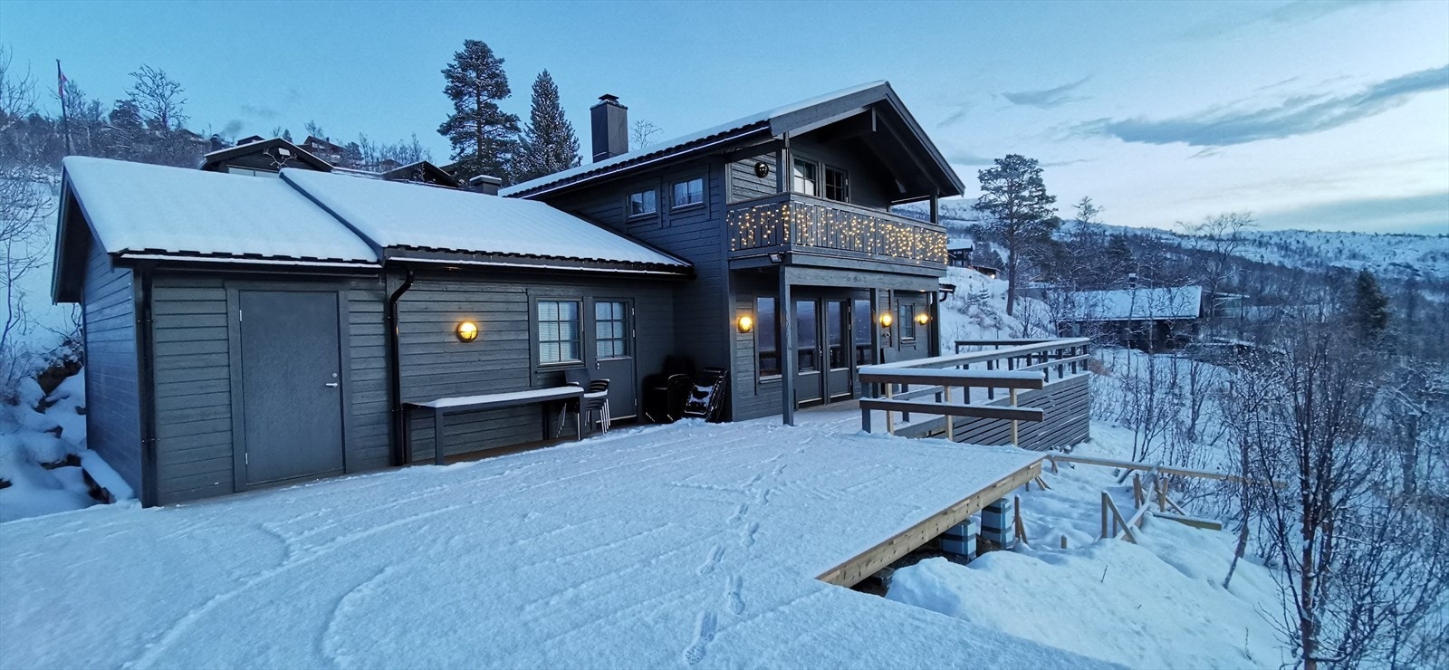 Vinterstemning. Galleribilde