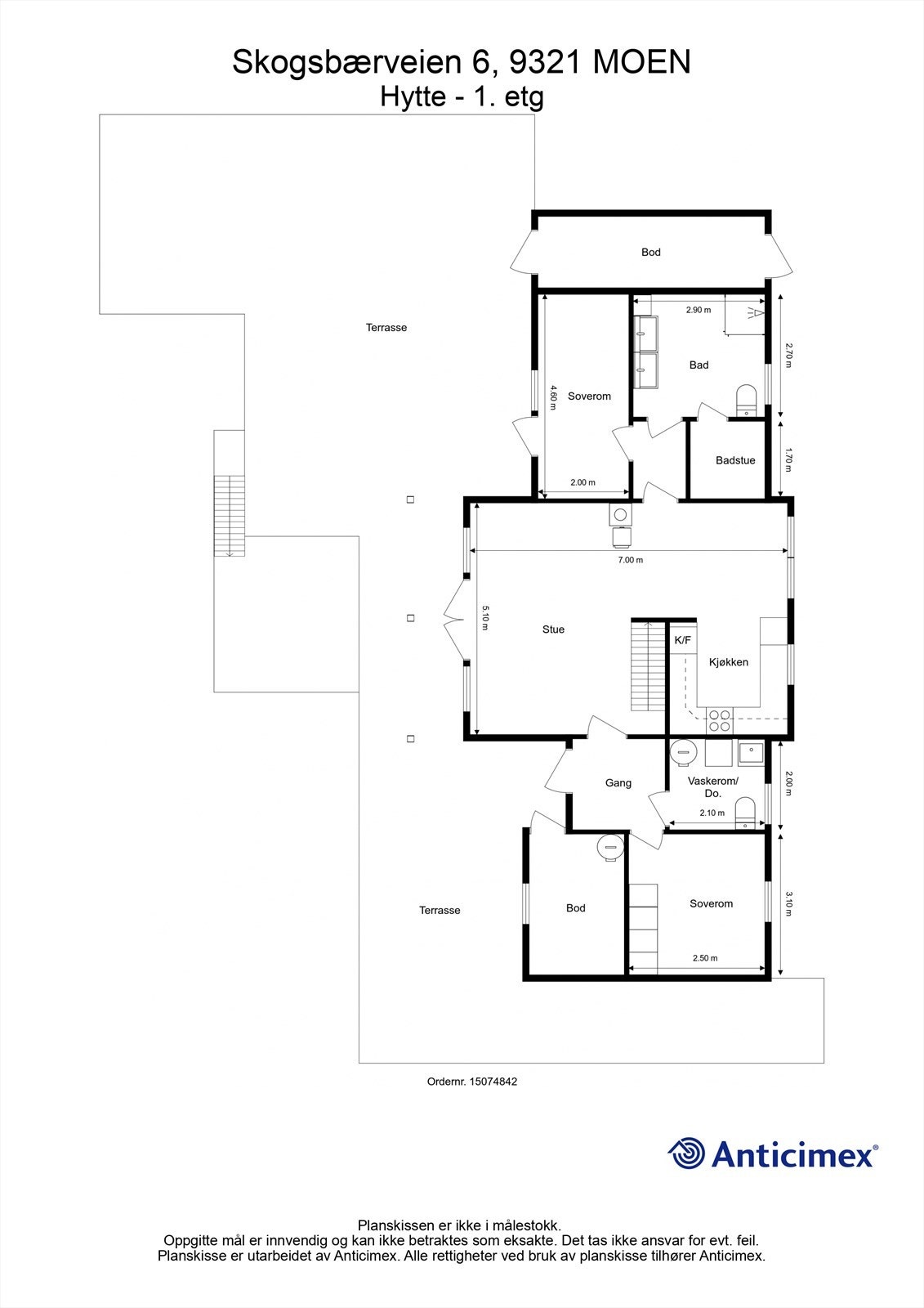 Planillustrasjon 1. etasje Galleribilde