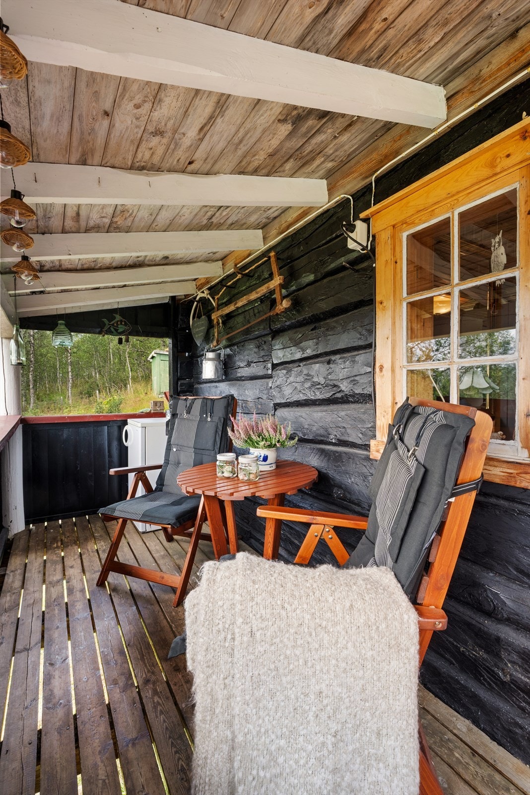 Terrasse ved inngangsparti. Galleribilde