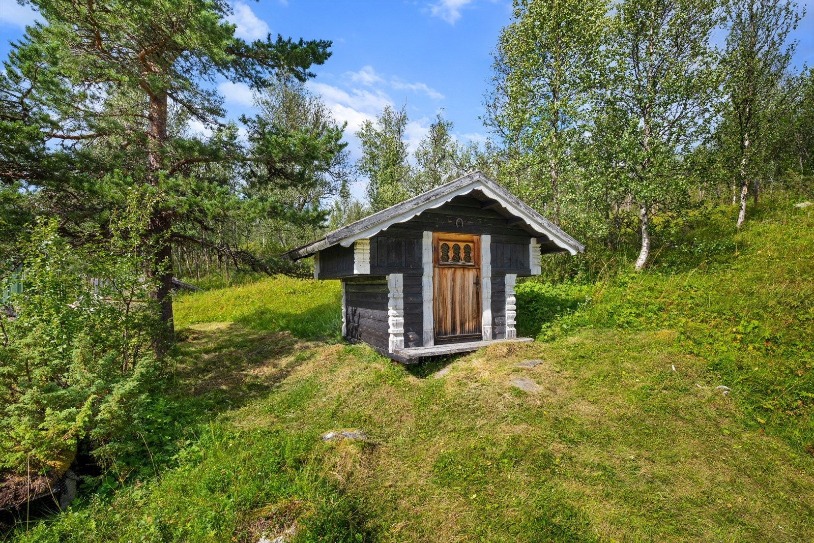 Stabbur med "soverom" på 4 kvm. Galleribilde