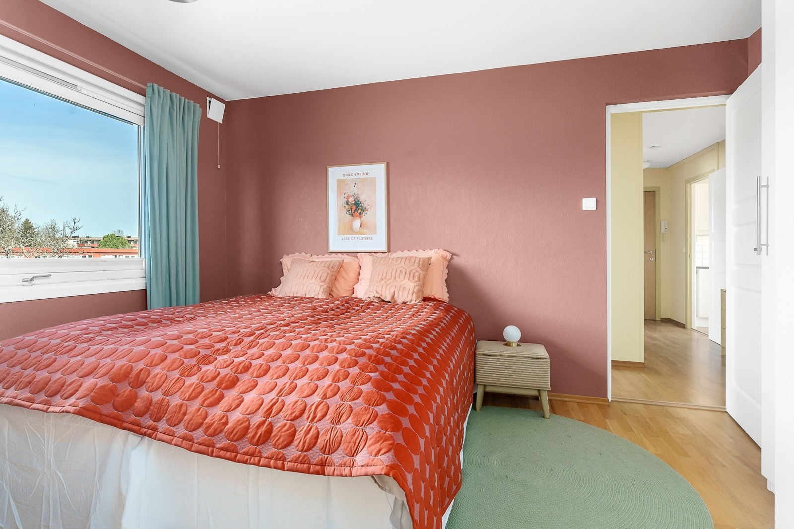 Duse fargetoner legger til rette for en god natts søvn. Galleribilde