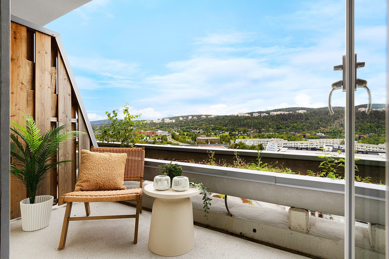 Her har du lov med elektrisk grill. Galleribilde