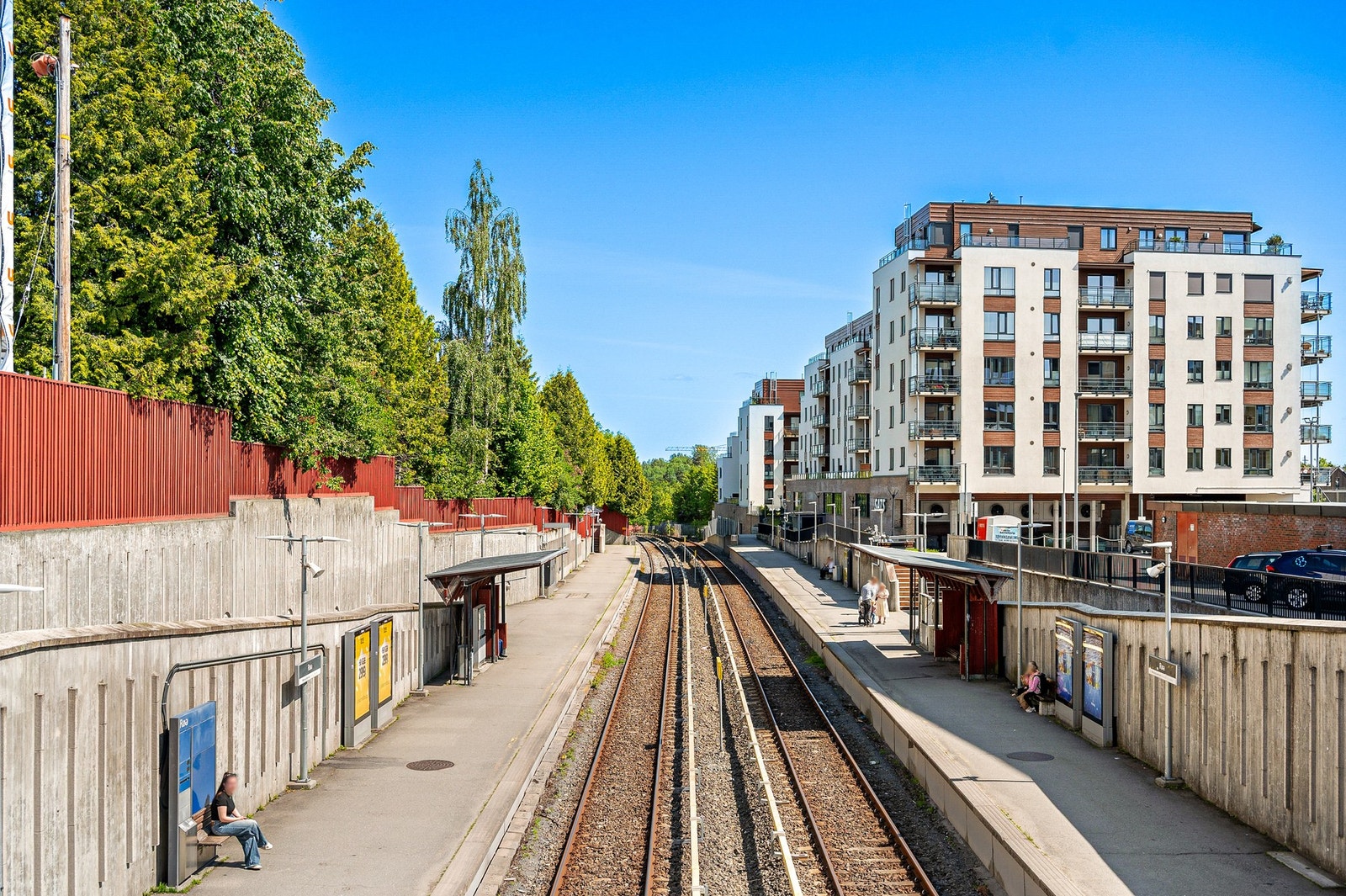 Fra Røa T-banestasjon kommer du deg raskt og enkelt til sentrum. Galleribilde