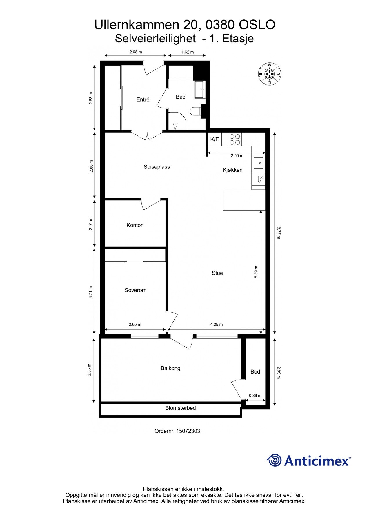 Plantegning. Galleribilde