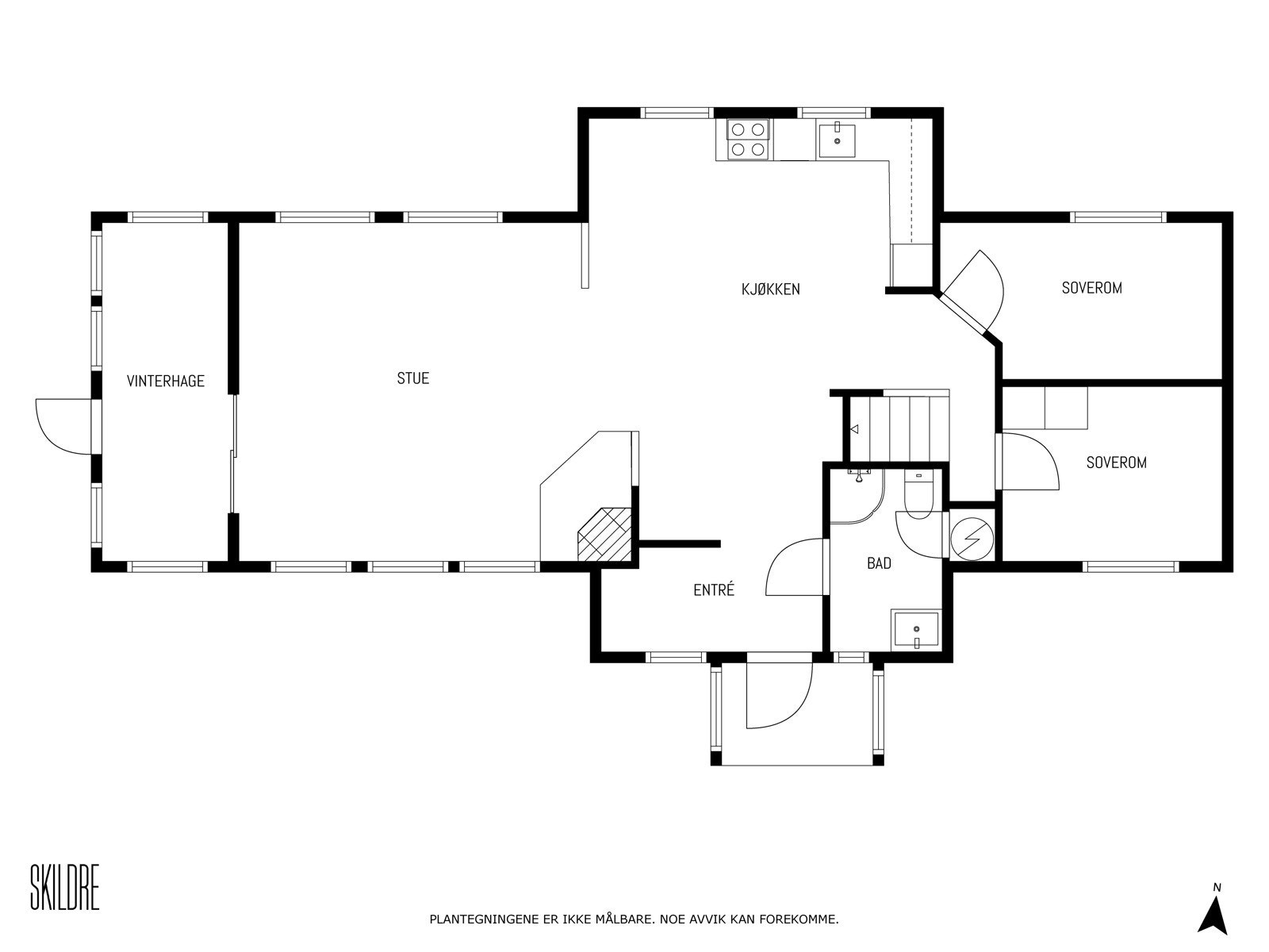 Plantegning Galleribilde