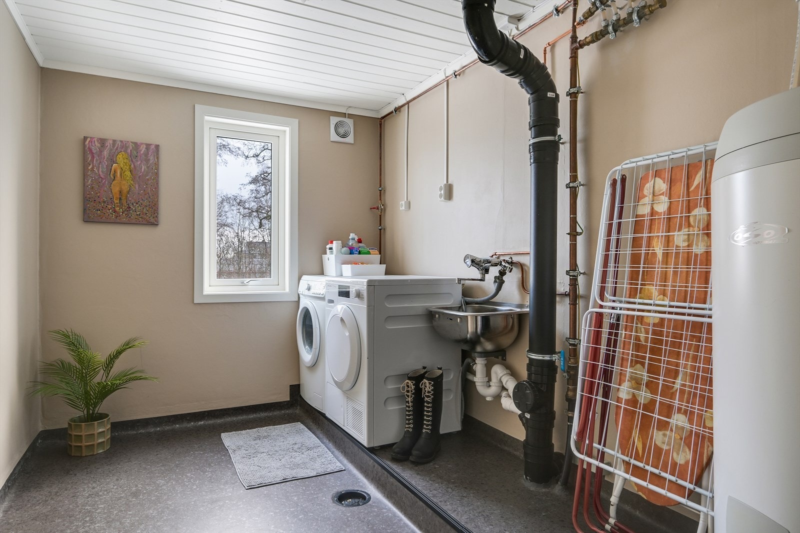 Vaskerom Galleribilde