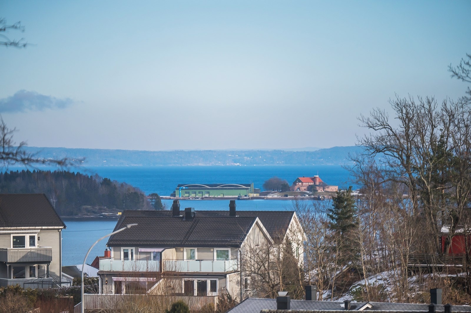 Utsikt til Indre havn og Oslofjorden. Galleribilde