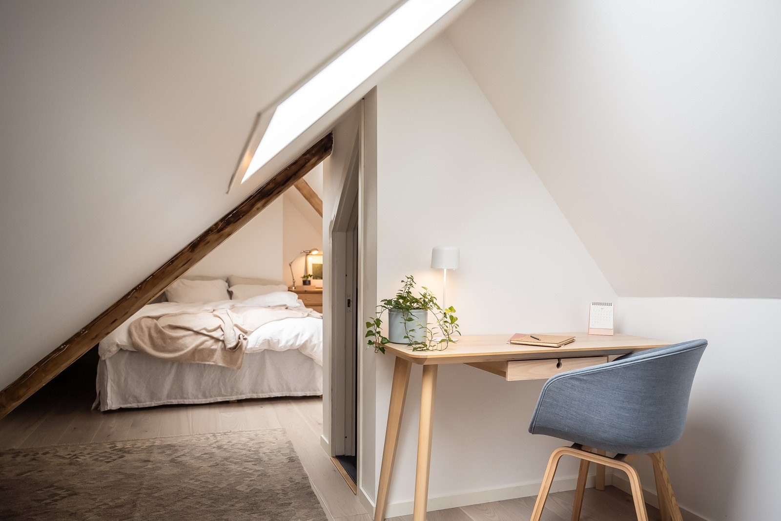 Videre har man også plass til kontorløsning og mulighet for oppbevaring. Galleribilde