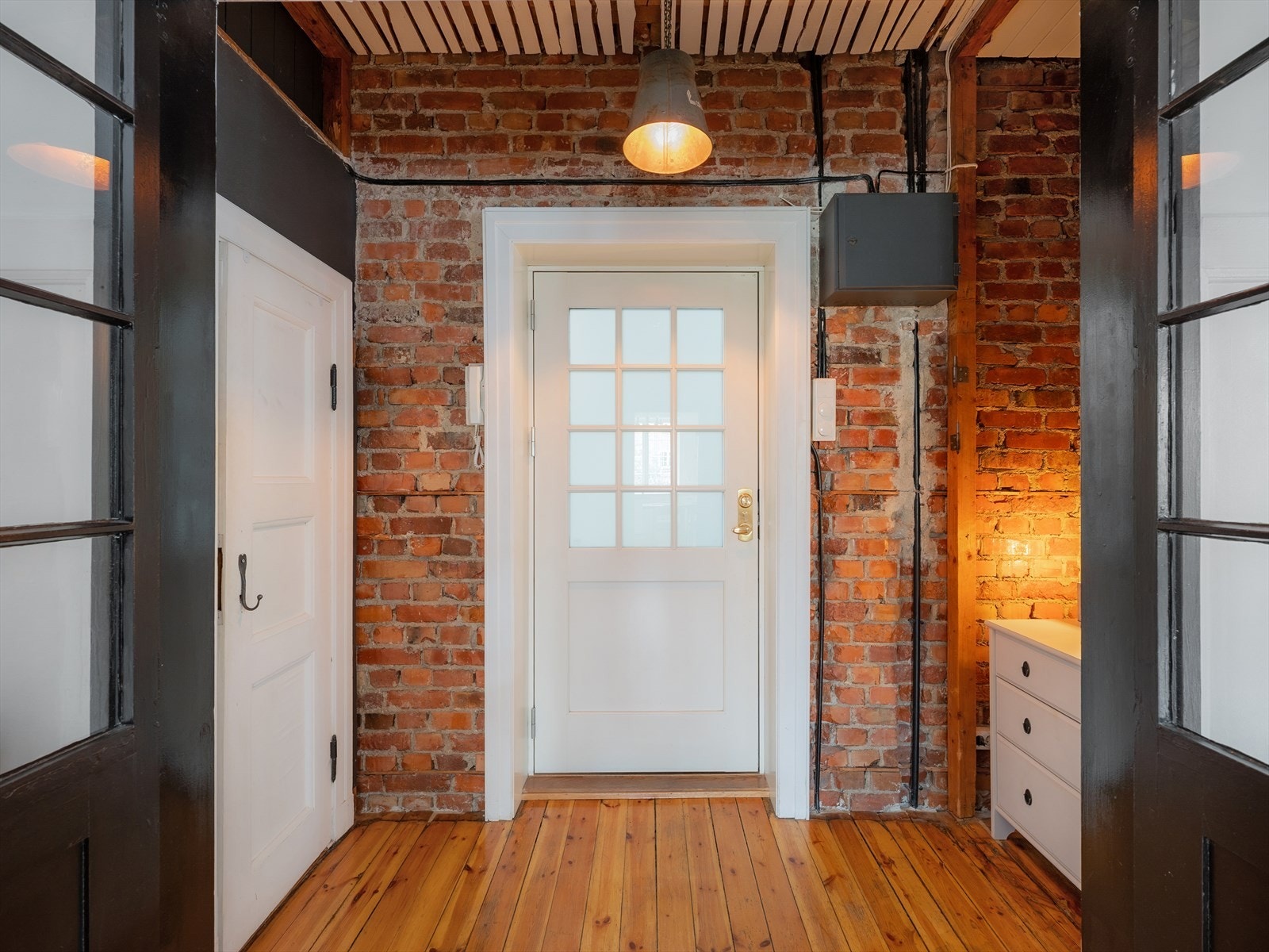 Hyggelig og innbydende entré. Galleribilde