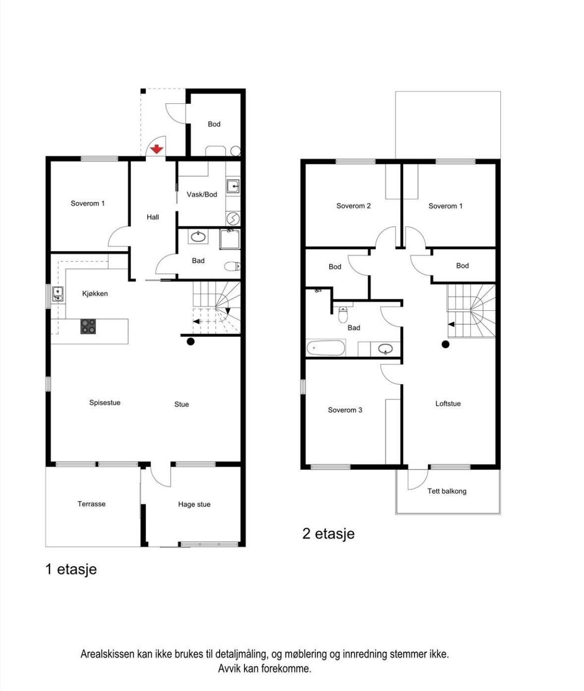 Plantegning Galleribilde