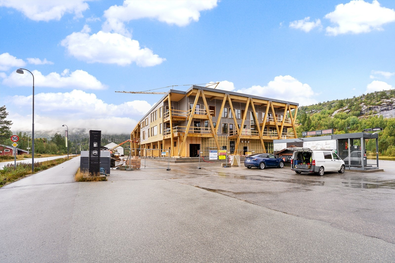 Ny butikk under bygging Galleribilde