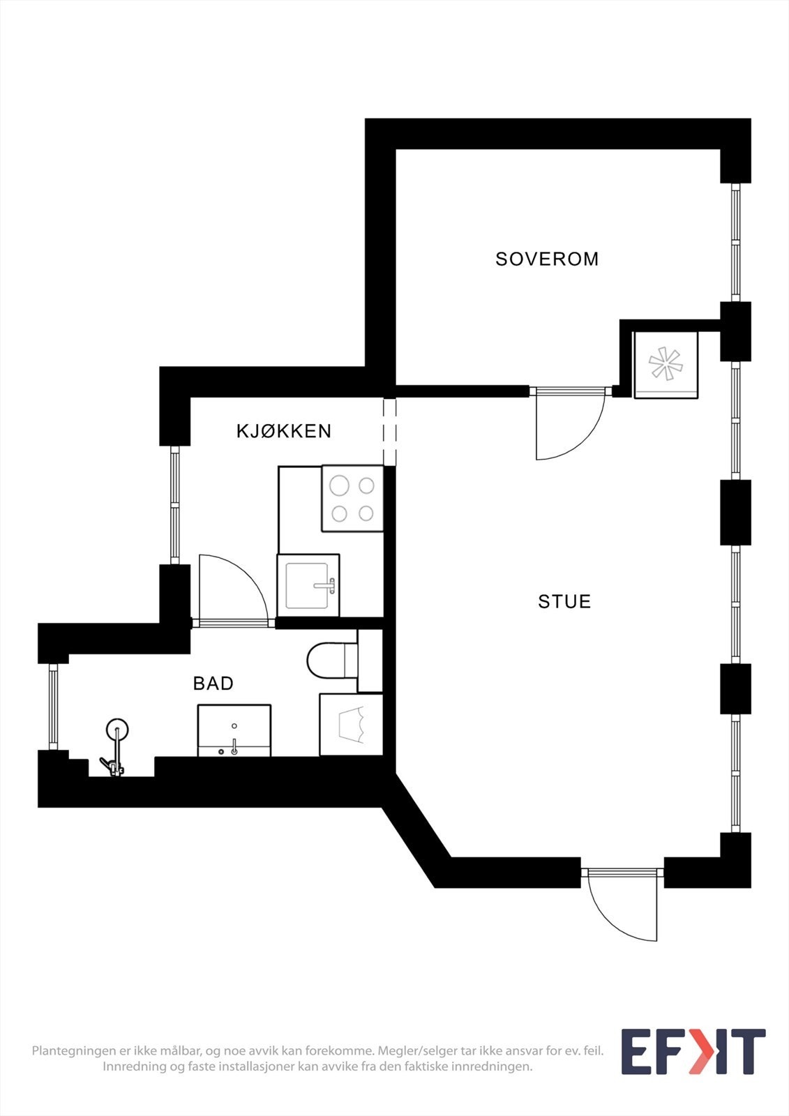 Plantegning Galleribilde