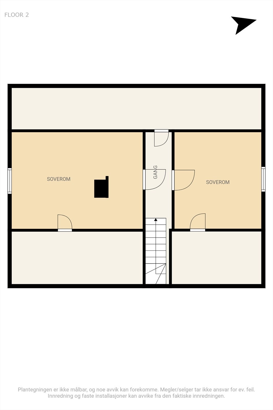 Plantegning 2.etasje Galleribilde