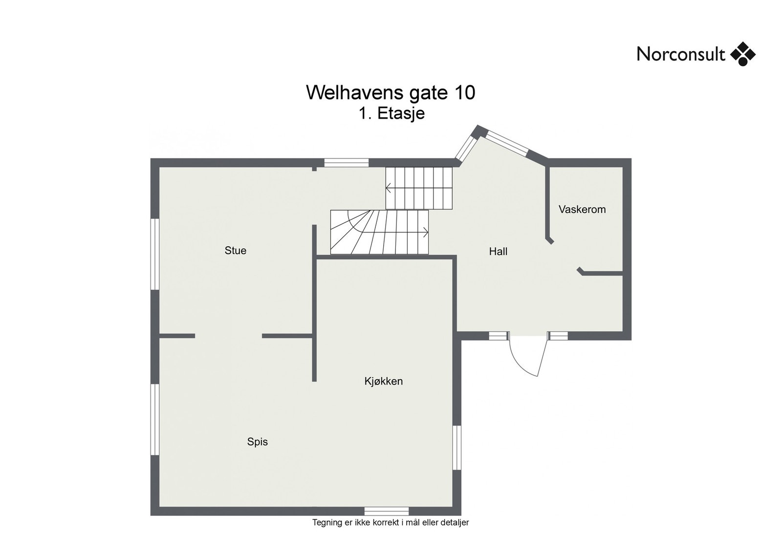 Planskisse - 1.etasje Galleribilde