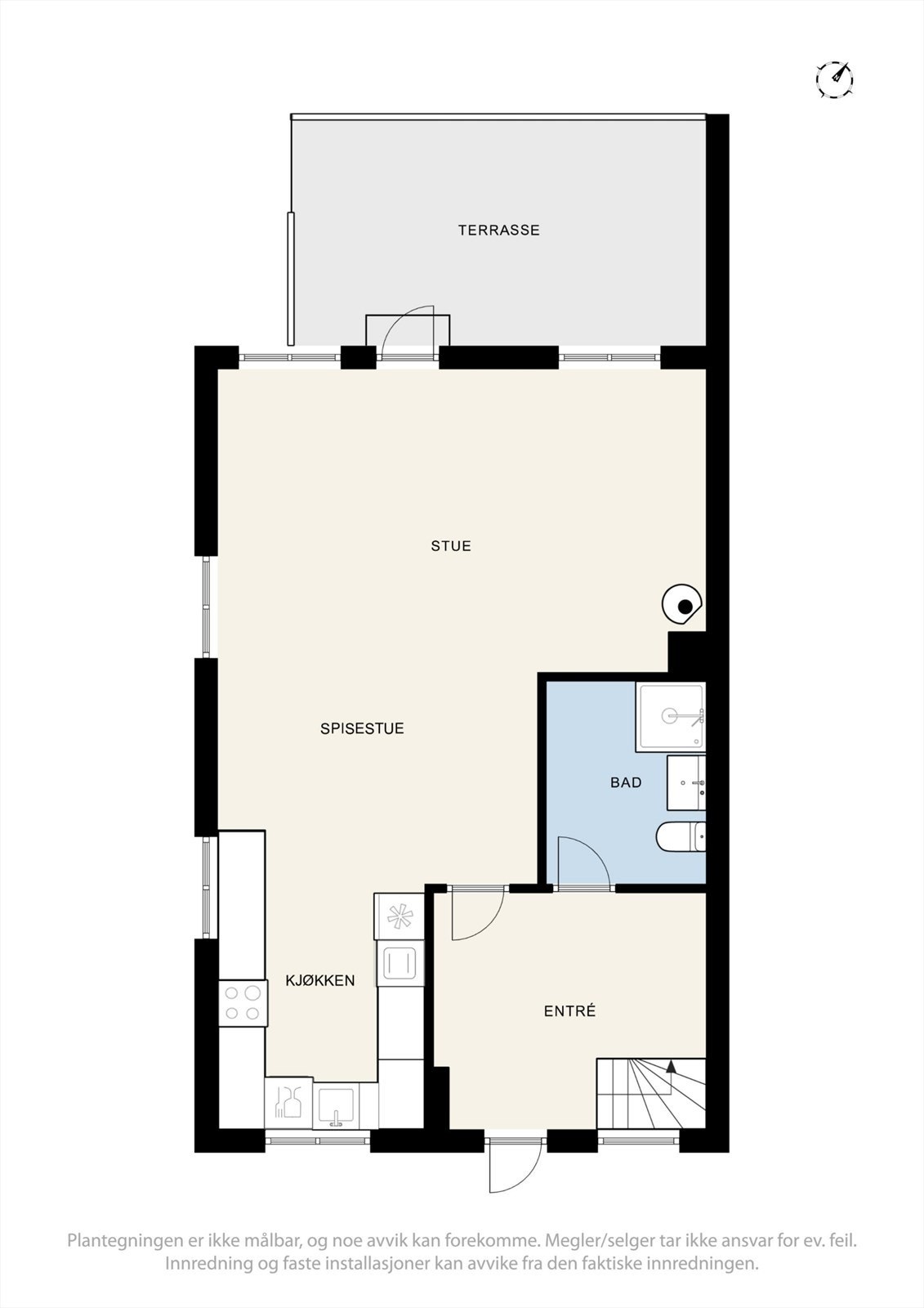 Plantegning 1. etasje. Galleribilde