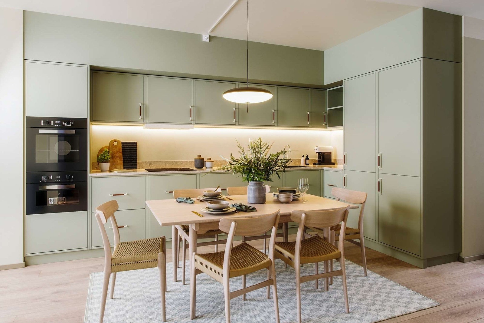 Bildet er en illustrasjon av kjøkken. Bildet kan avvike fra ferdig leveranse Galleribilde