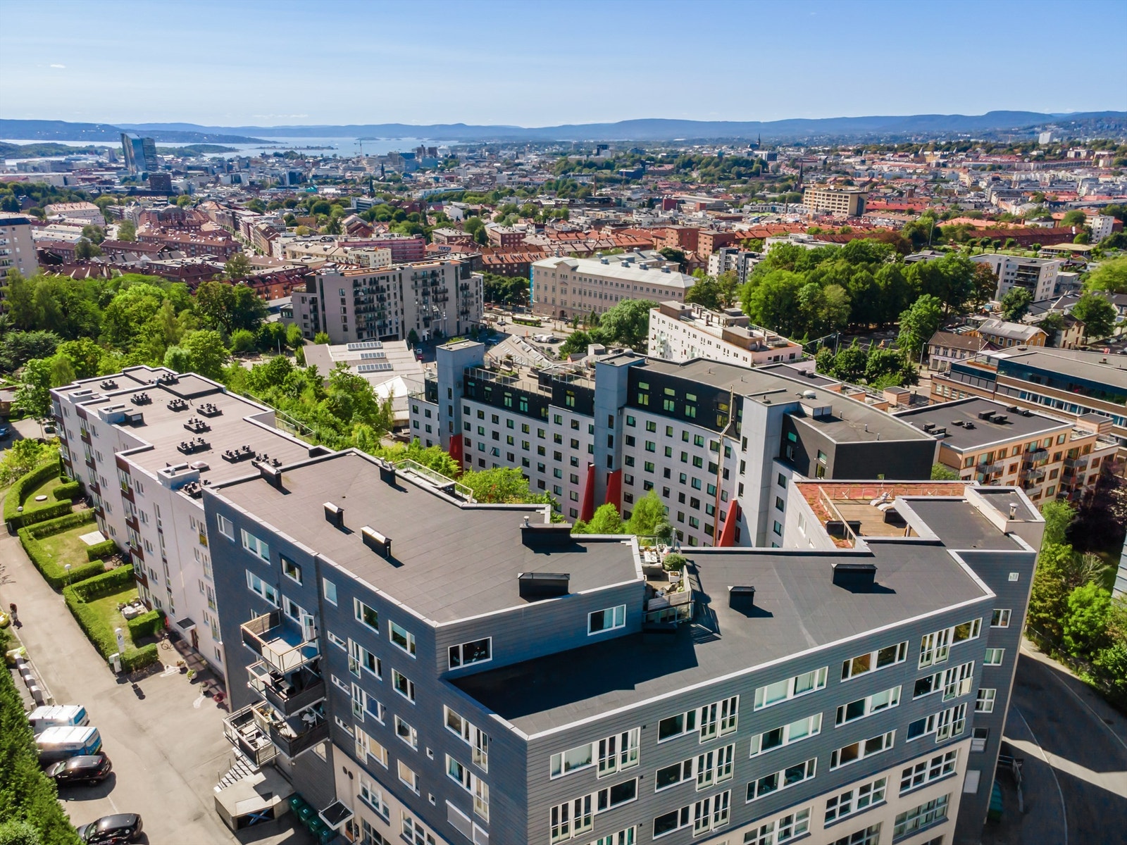 Dronebilde Galleribilde