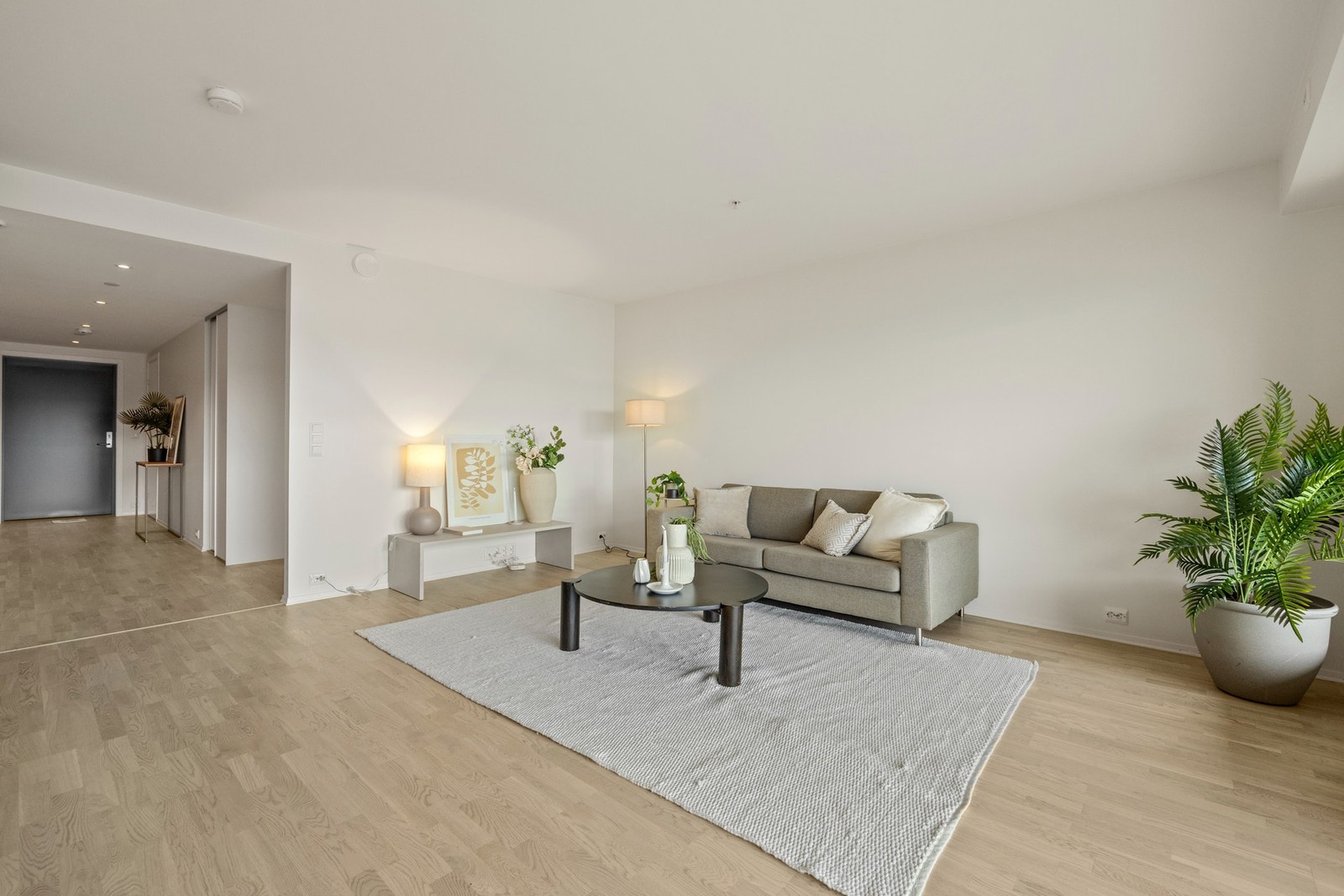 Vannbåren gulvvarme via fjernvarmeanlegg er inkl. i fellesutgiftene Galleribilde