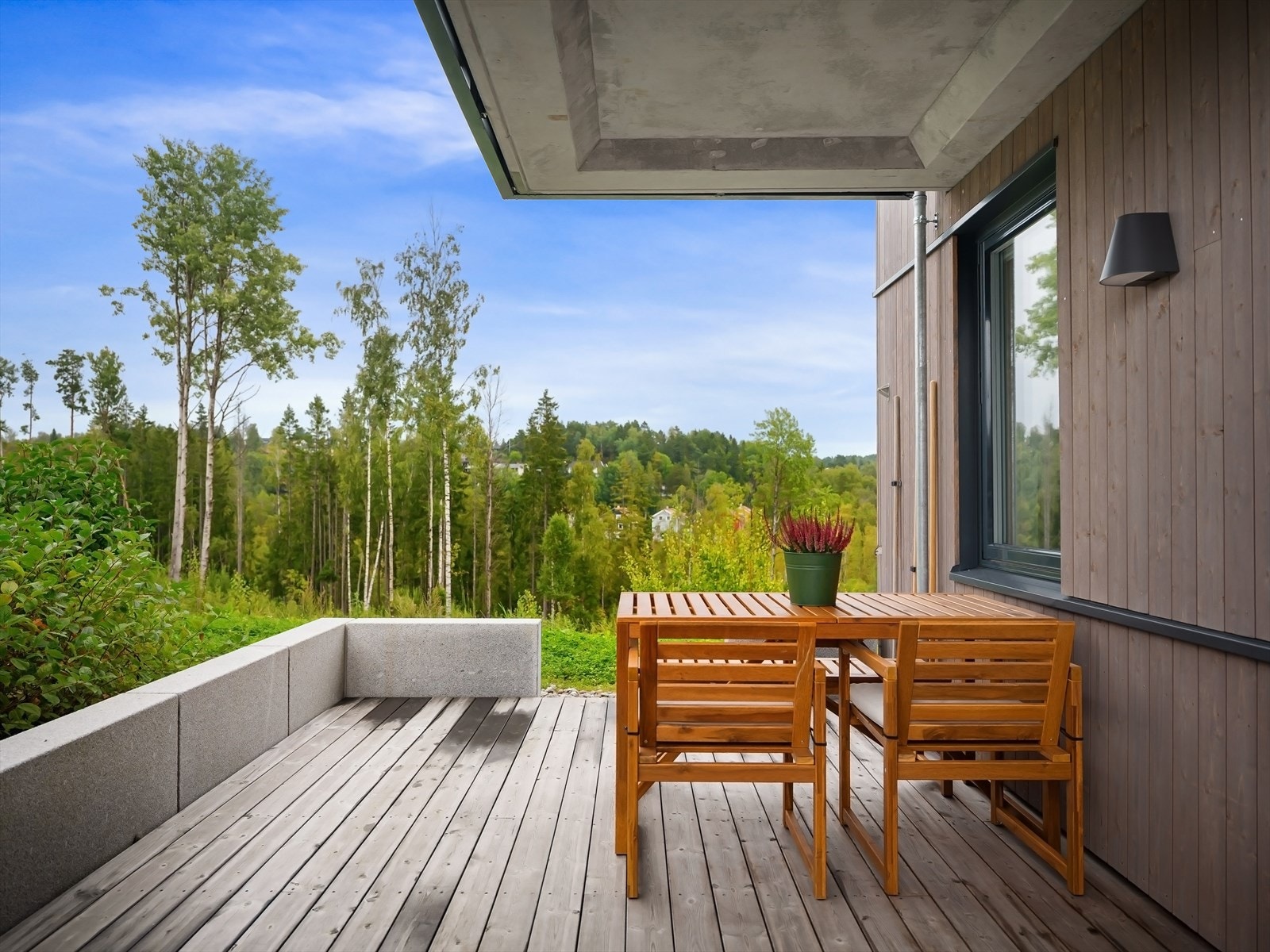 Terrasse med utgang fra soverom Galleribilde