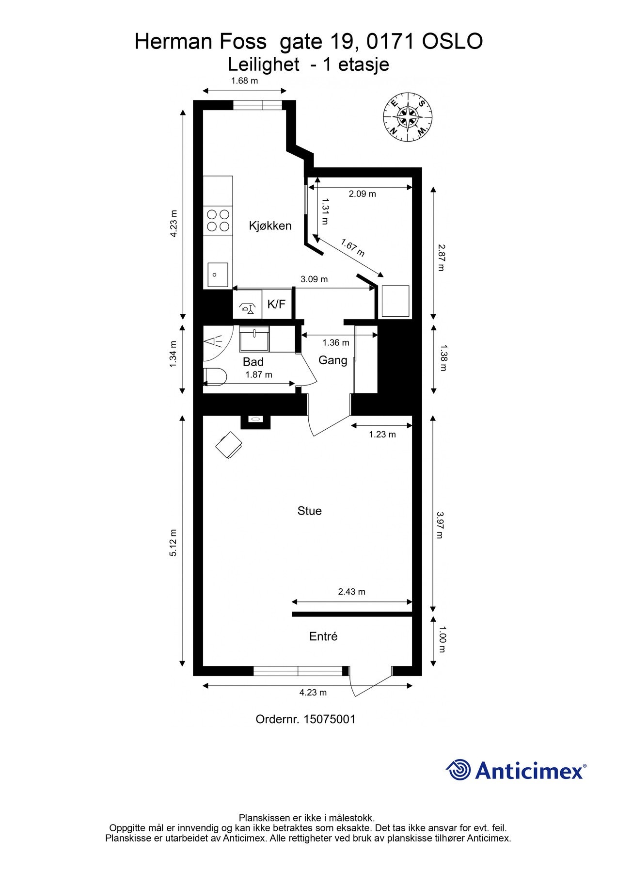 Plantegning. Galleribilde