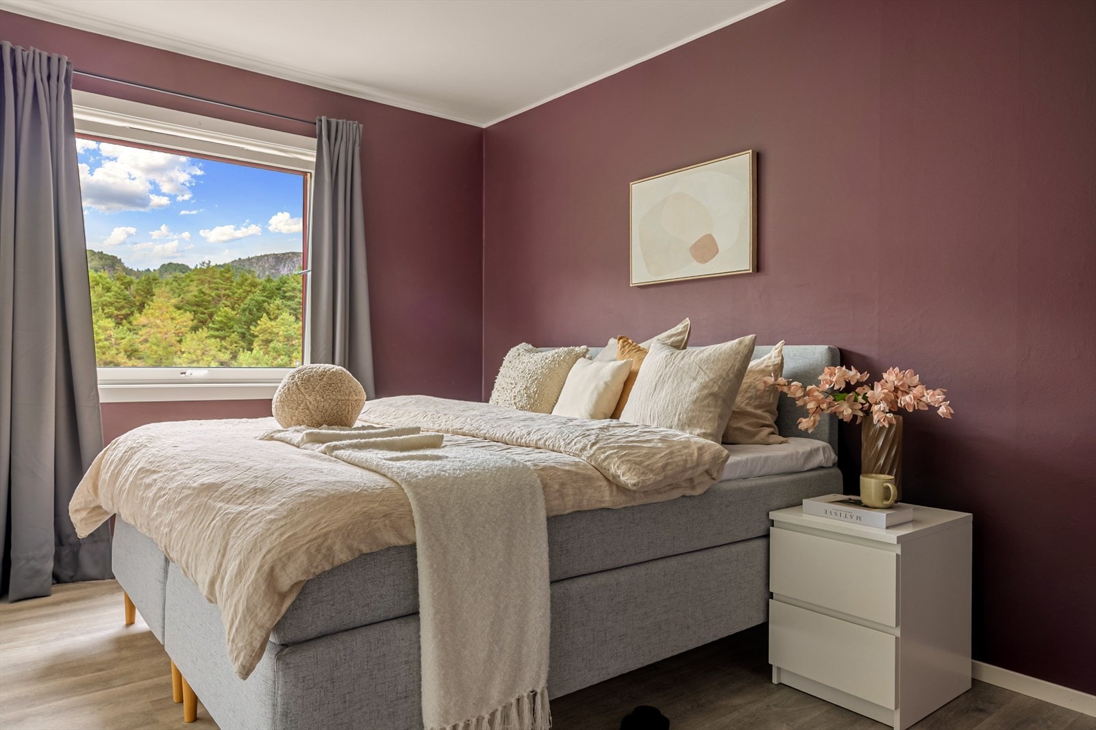 Leiligheten har to soverom Galleribilde