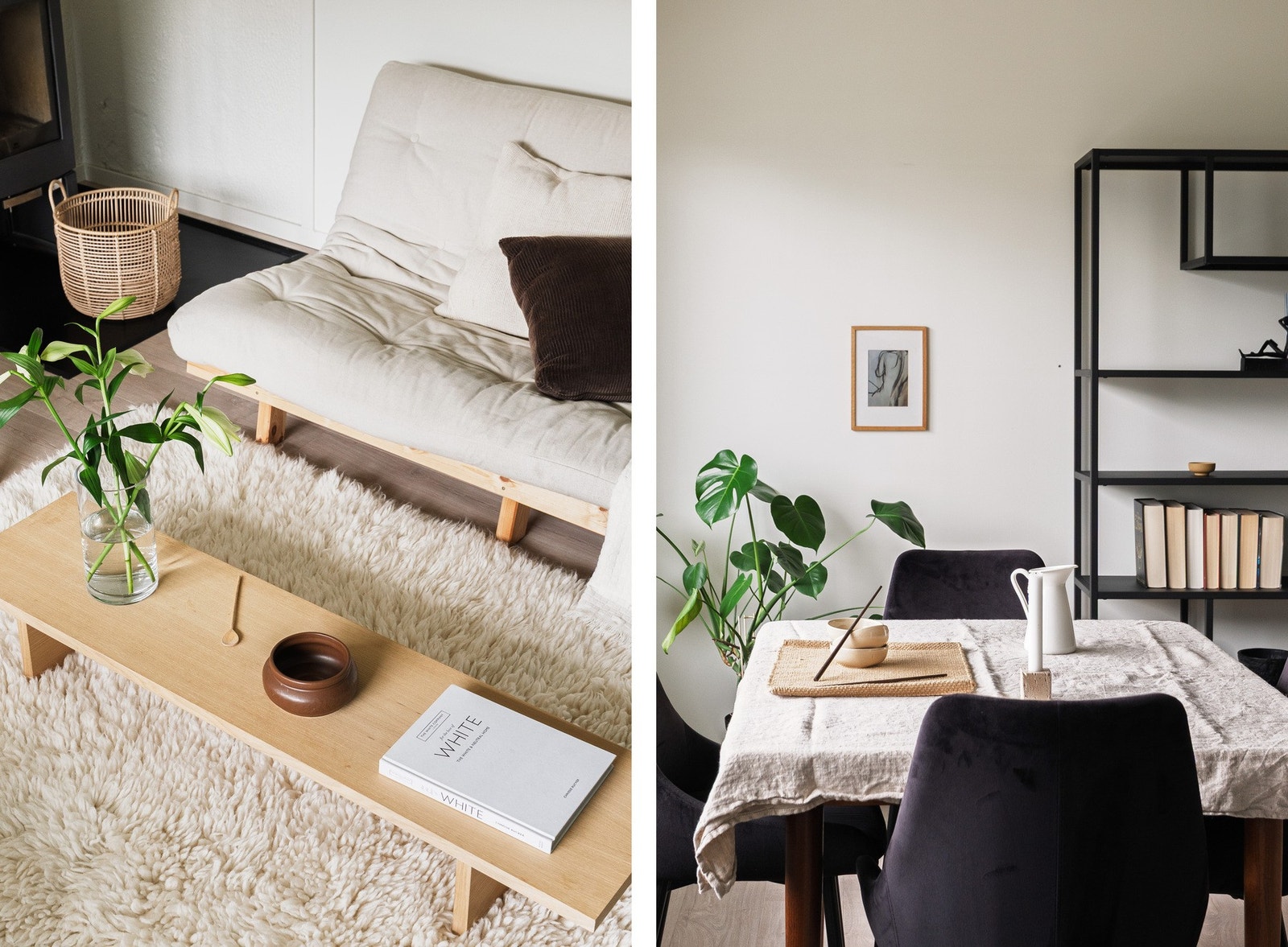 Stuen ble også oppusset i 2021 med nytt gulv, nye vegger og el-arbeid. Galleribilde