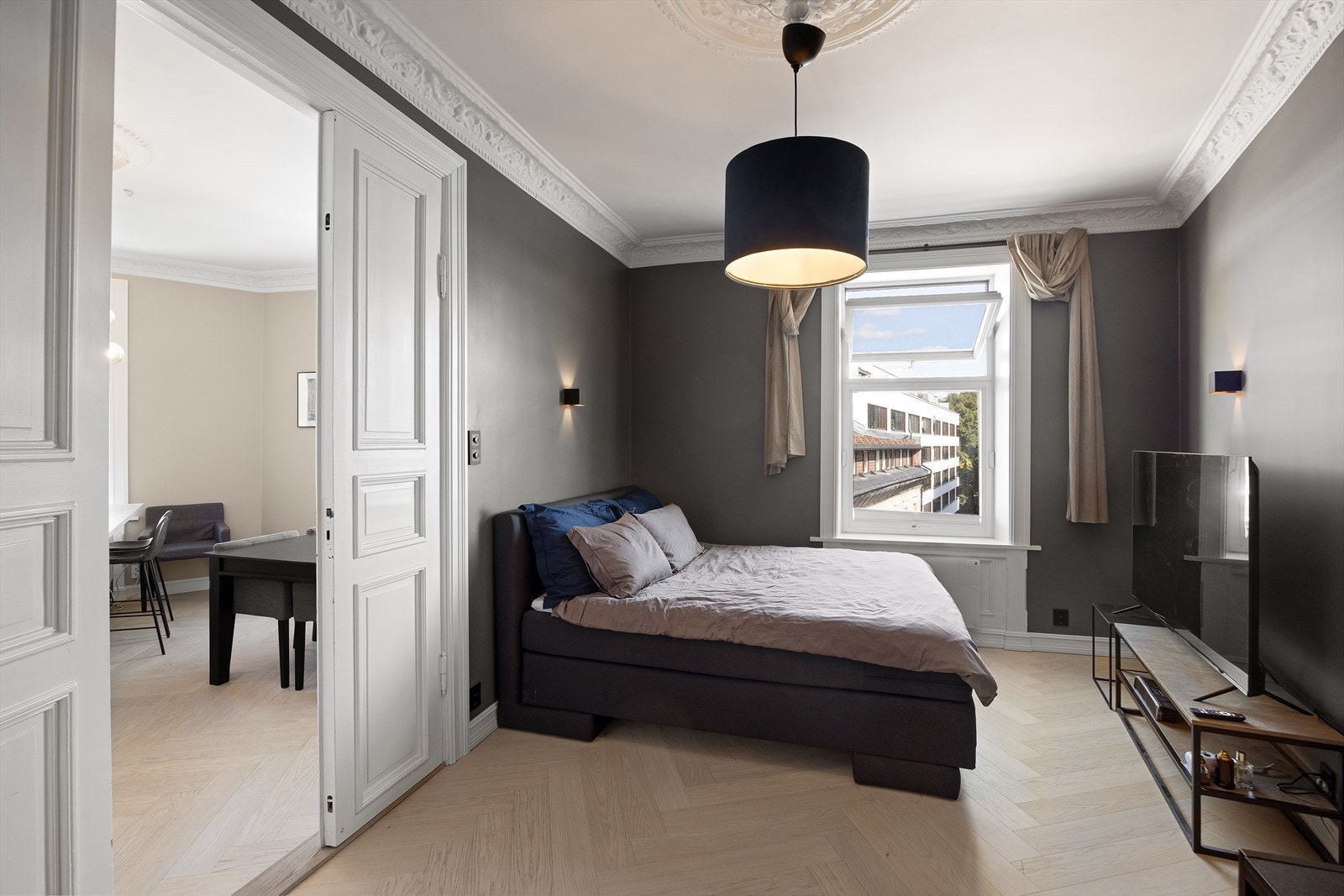 Rommene kan enkelt tilpasses etter behov - enten du ønsker barnerom, hjemmekontor, gjesterom eller en kombinasjon. Galleribilde