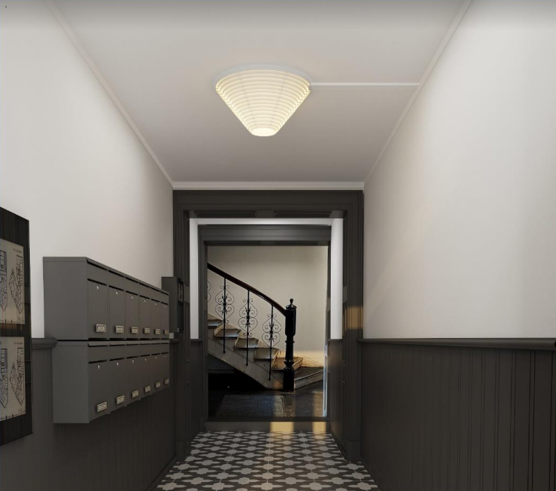 Det er satt i gang prosess for å pusse opp inngangsparti. Foreløpige illustrasjoner fra arkitekt. Galleribilde