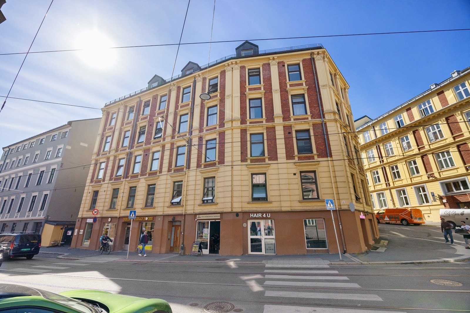 Leiligheten ligger i et attraktivt og sentrumsnært boligområde på Bislett/Homansbyen. Galleribilde