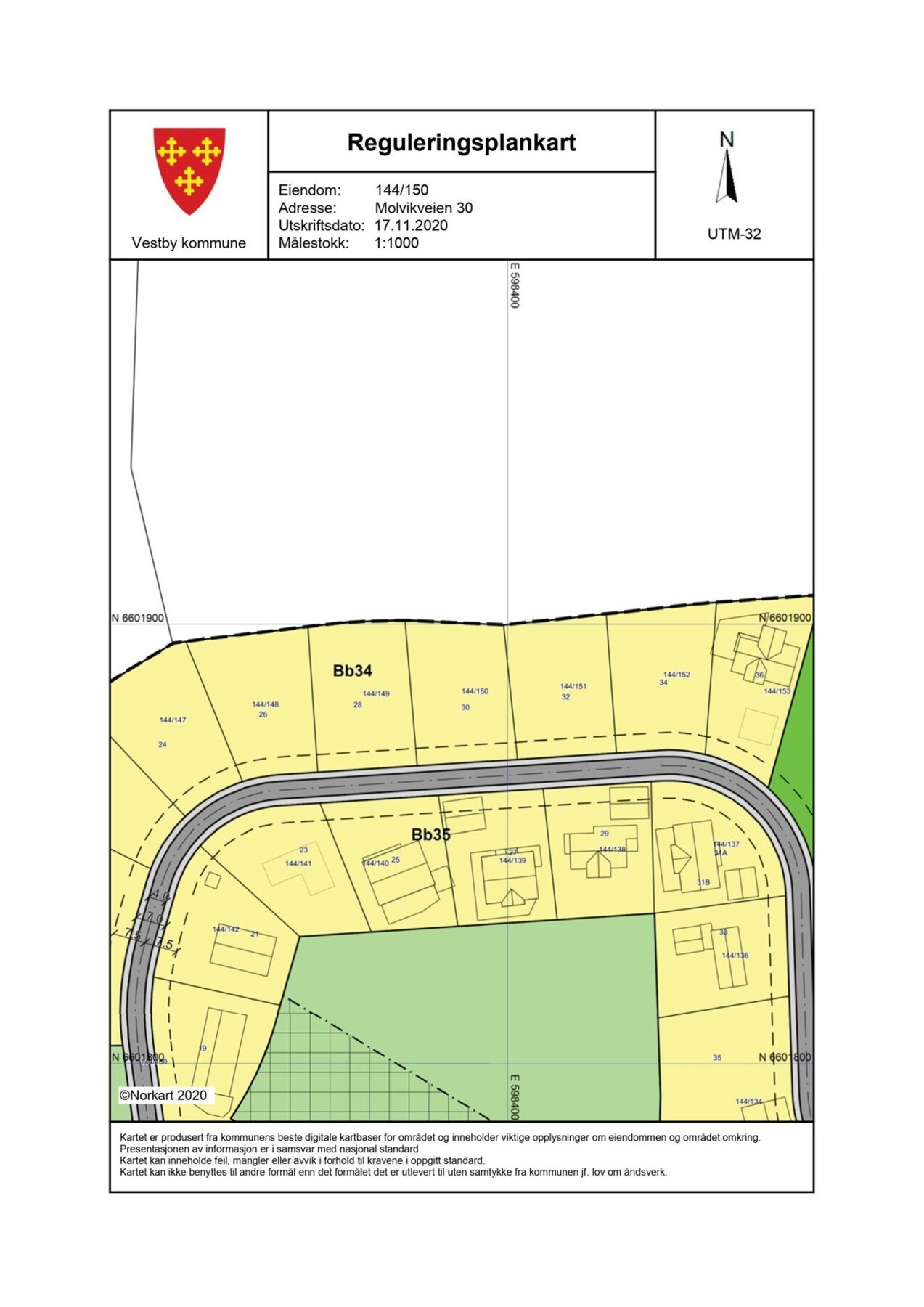 Reguleringsplankart Galleribilde