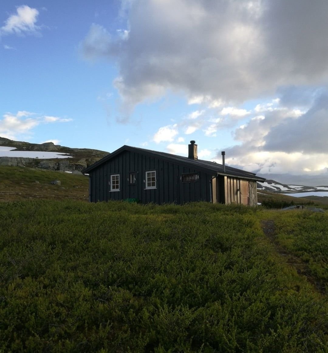 Østsiden av hytten Galleribilde