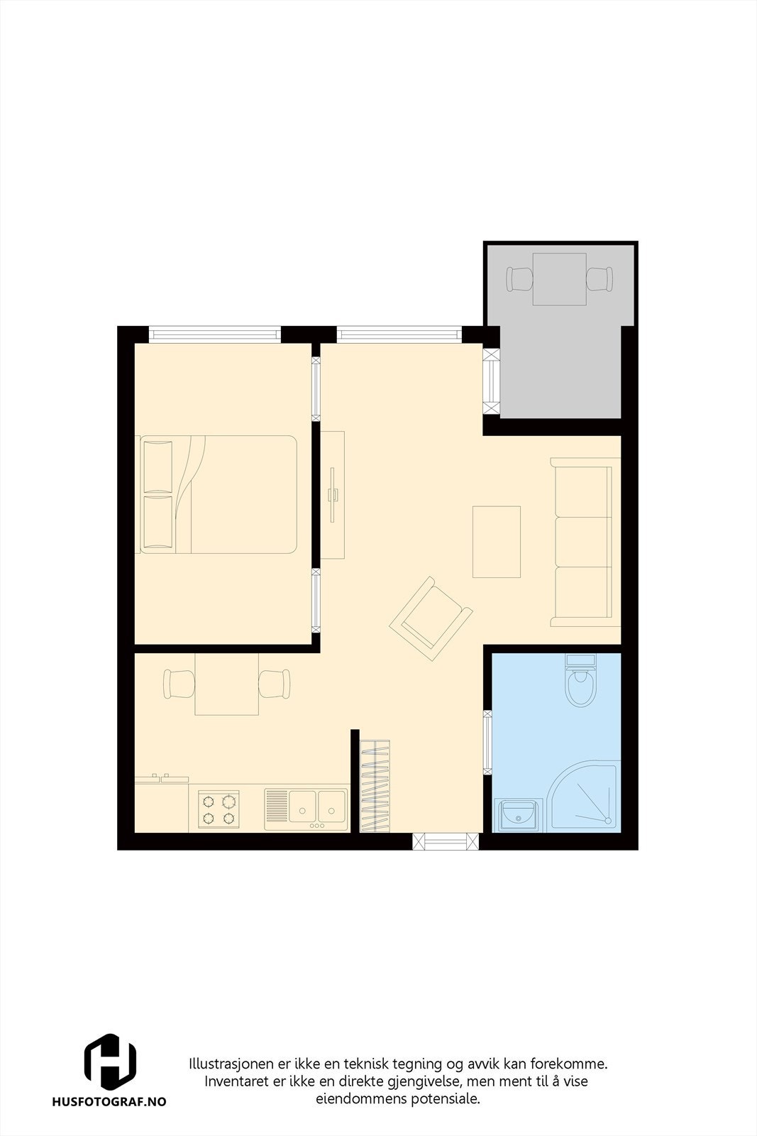 Plantegning Galleribilde