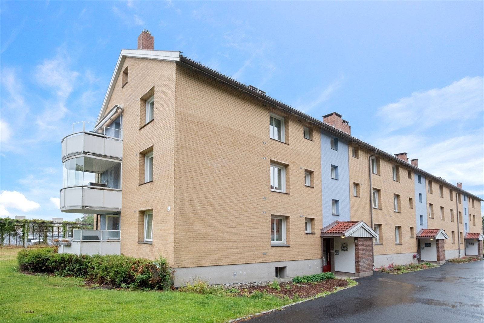 Borettslaget består av 313 andelsleiligheter. Galleribilde