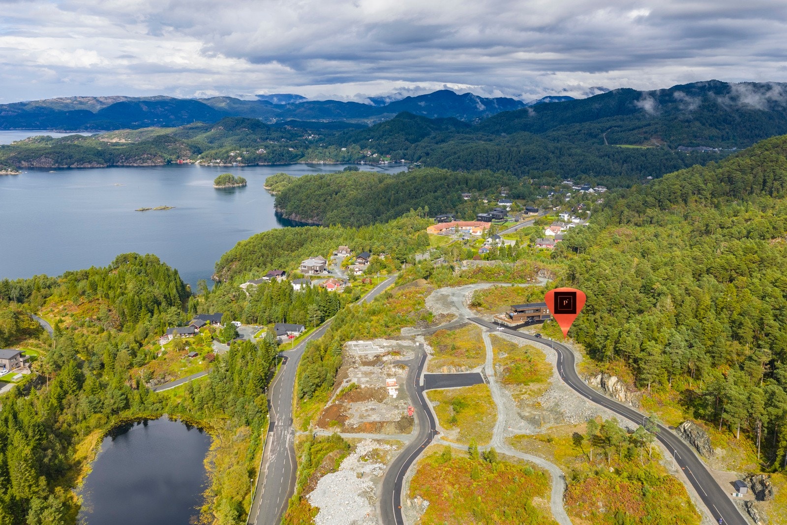 Det er 12 km til Os sentrum Galleribilde