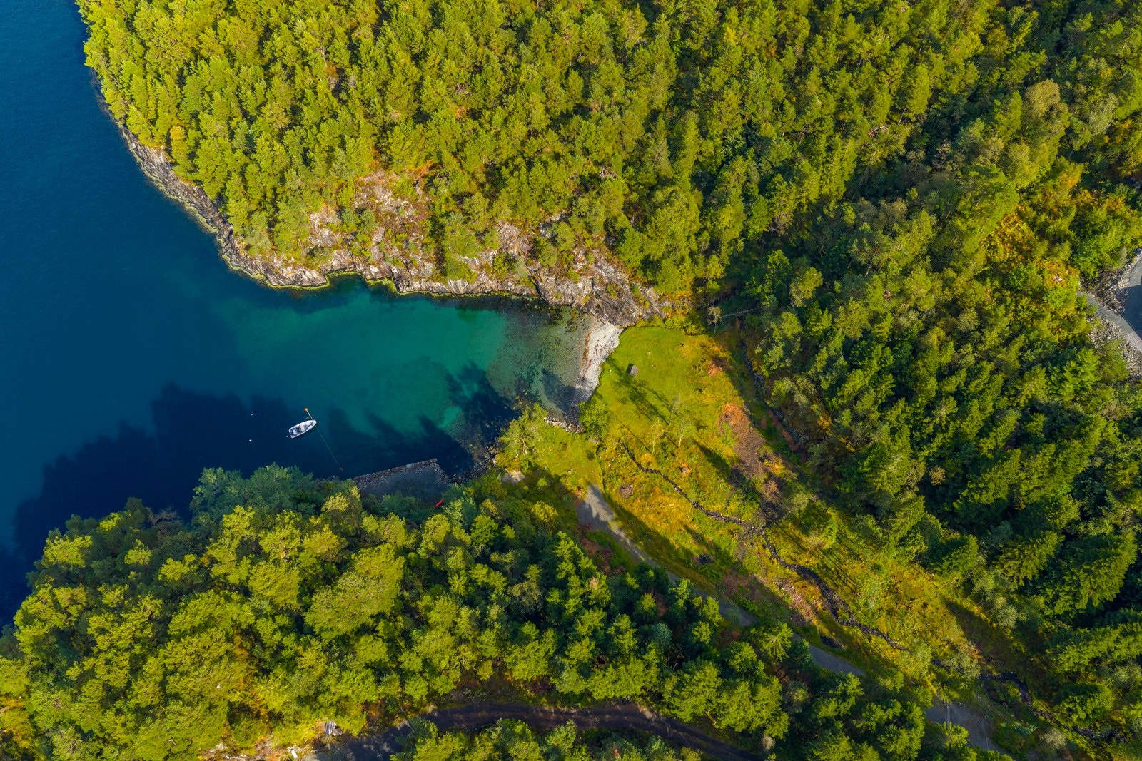 Badevik på nedsiden av skolen Galleribilde
