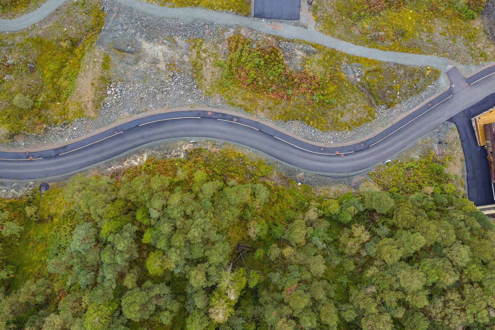 Tomt sett ovenfra Galleribilde