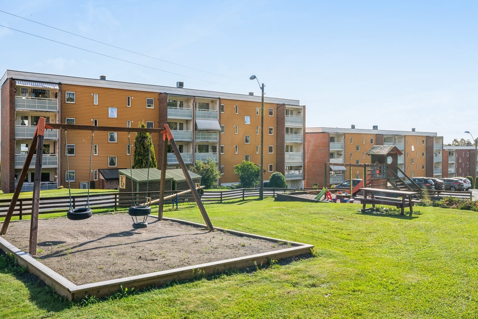 Koselige lekearealer ute på fellesområdet Galleribilde