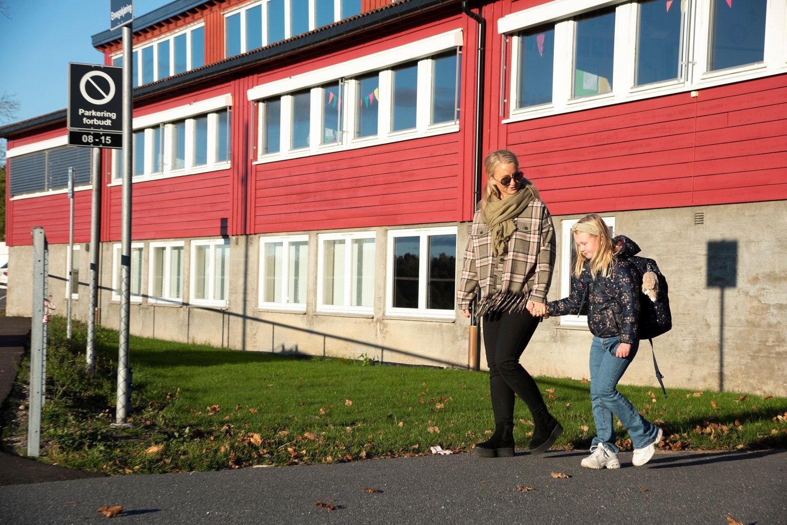 Store Bergan barneskole, trygg og kort vei med ny skolesti fra Ødegårdsveien Galleribilde