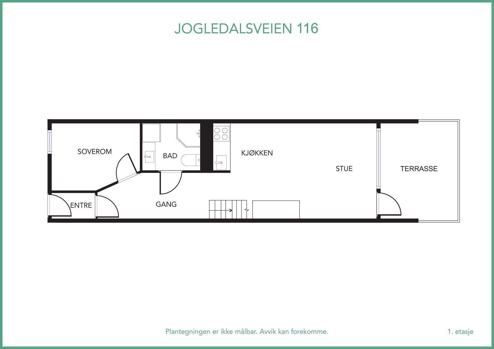 Plantegning av hovedetasjen Galleribilde