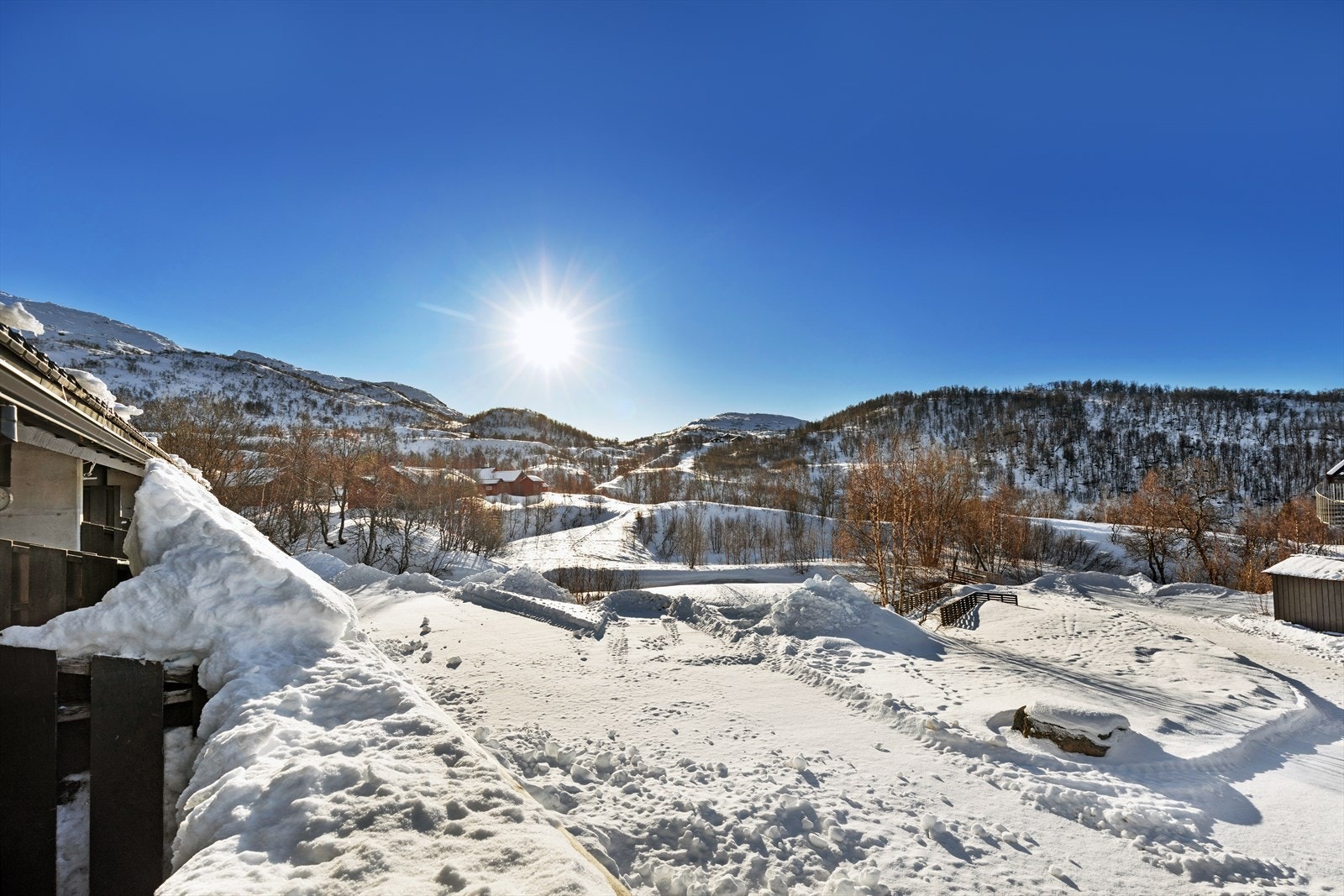 Utsikt fra terrassen Galleribilde