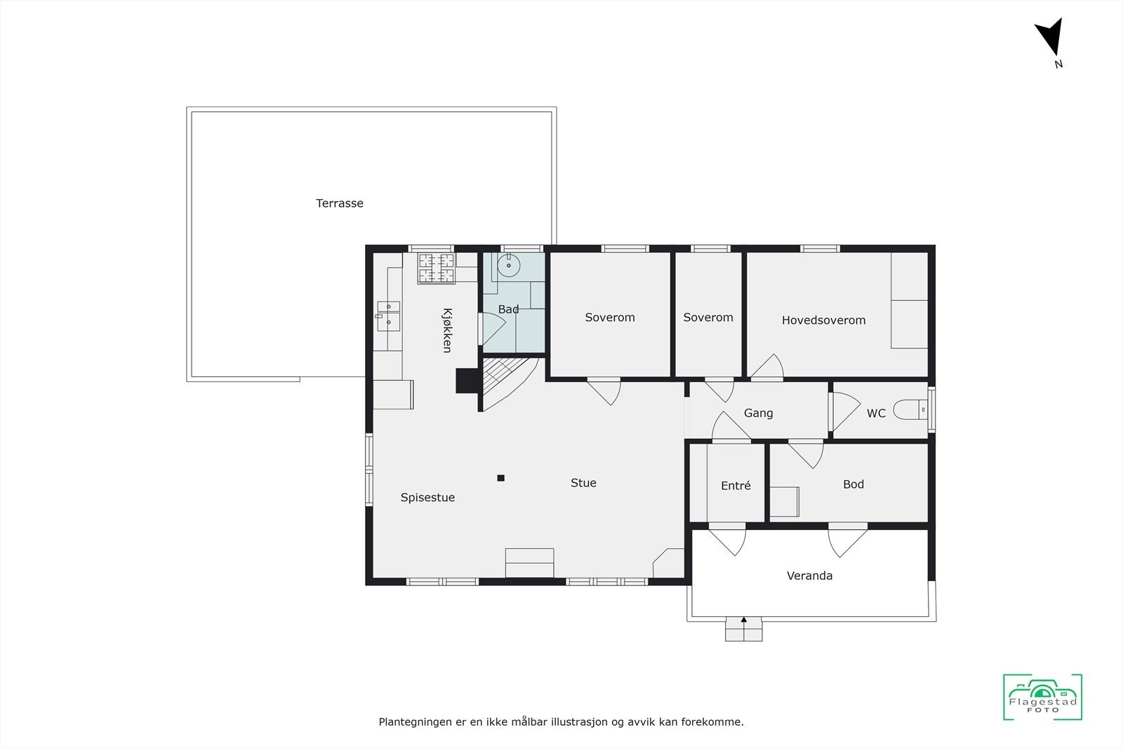 Plantegning Galleribilde